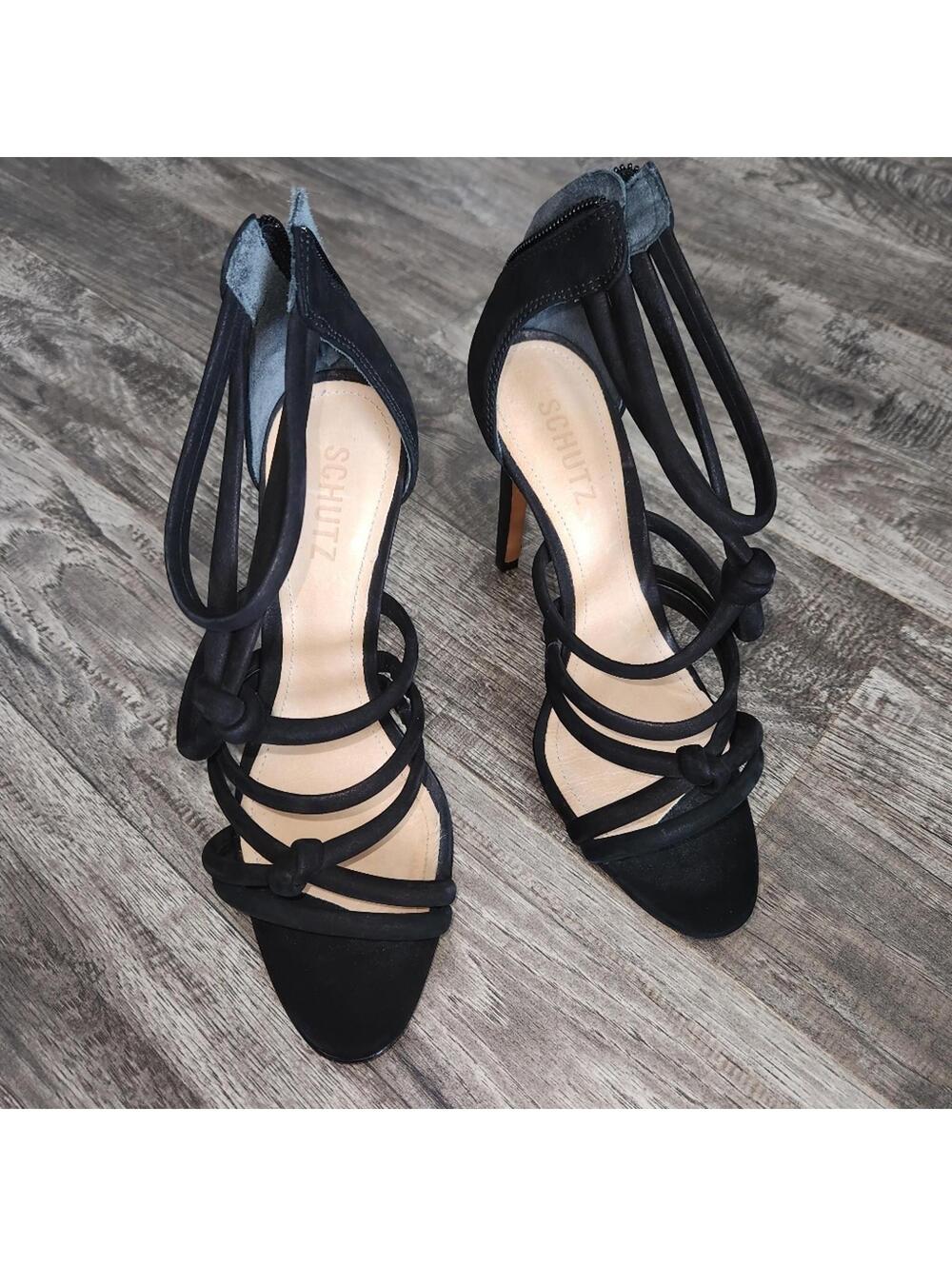 Schutz Mindy Caged Heels